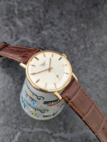 Brilliant Vintage Gents Longines 3 Star Gold Plated Time Only Wristwatch Cal 490 c.1969