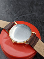 Brilliant Vintage Gents Longines 3 Star Gold Plated Time Only Wristwatch Cal 490 c.1969