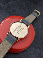 Superb Vintage Gents Smiths DeLuxe 9ct Gold British Railways Presentation Watch c.1961