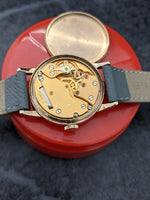 Superb Vintage Gents Smiths DeLuxe 9ct Gold British Railways Presentation Watch c.1961