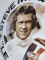 Awesome Rare Cool Vintage Steve Mcqueen Le Mans CCF Enamel Sign