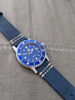 Stunning Vintage Gents Mid-Size Tag Heuer Blue Divers Watch 1500 Series WD1214