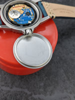 Stunning Vintage Gents Mid-Size Tag Heuer Blue Divers Watch 1500 Series WD1214