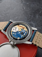 Stunning Vintage Gents Mid-Size Tag Heuer Blue Divers Watch 1500 Series WD1214