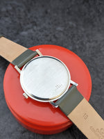 Superb Vintage Gents Longines Stainless Steel Time Only Wristwatch Cal 490 c.1969