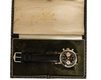 Vintage Smiths Astral Chronograph Wristwatch Valjoux 7733 with Box