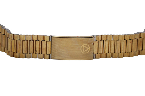 NOS Vintage NSA Novavit Gold Plated 24mm Flared Bracelet