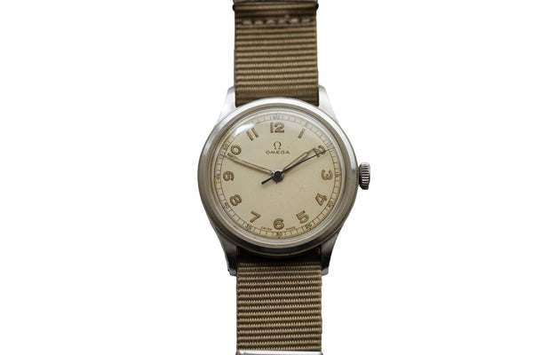 Omega WW2 era Civilian US Army Ref CK 2179 c.1945 with Extract.