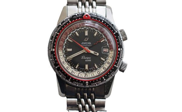 Vintage Enicar Sherpa Guide 600 GMT – Waecce - Main Image