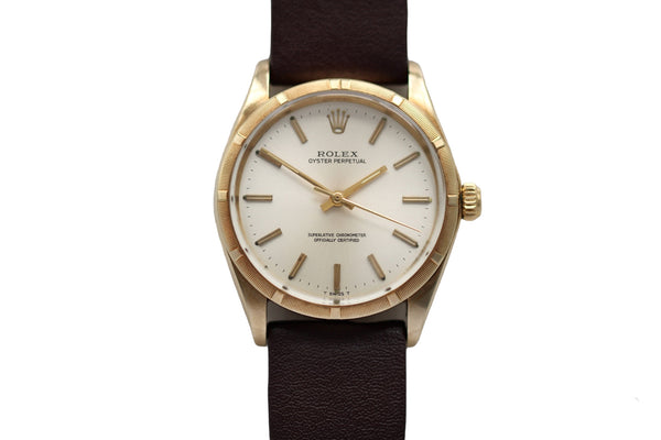 Vintage Rolex Oyster Perpetual 14k Gold Case Ref.1003 c.1970.