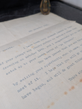 Super Rare Antique WW1 era Heroic Life Saving Scouts Letter Hand Signed by and from Scout Founder Lord Robert Baden-Powell 4th November 1915