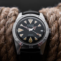 Vintage Le Cheminant Master Mariner Skin Divers Wristwatch