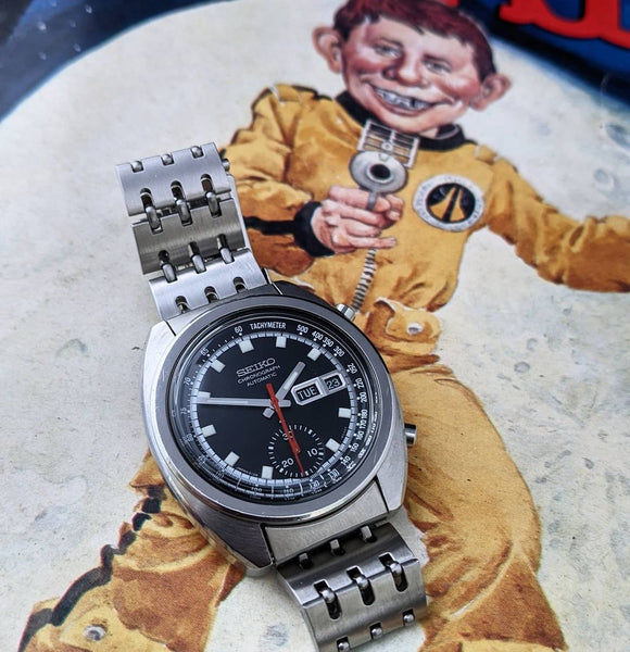 Vintage Seiko Automatic Chronograph Watch 6139