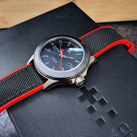 Absolutely Stunning Gents Christopher Ward c60 Abyss Trident Black Divers Watch Full Set, Automatic, Worn 3-5 times, Mint Condition.