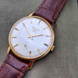 Brilliant Vintage Gents Longines 3 Star Gold Plated Time Only Wristwatch Cal 490 c.1969