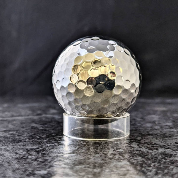 Very Nice Sterling Silver Filled Novelty Golf Ball by Camelot Silverware Sheffield 2015