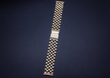 Superb Vintage NK Wristwear 9ct Gold Wristwatch Bracelet Strap 18mm ends c.1960