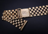 Superb Vintage NK Wristwear 9ct Gold Wristwatch Bracelet Strap 18mm ends c.1960